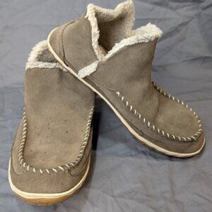 L.L. Bean Brown Leather Sherpa Lined Boot - Women's 10